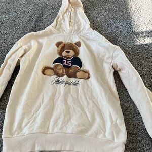 H&M Light Beige Hoodie Girls xl